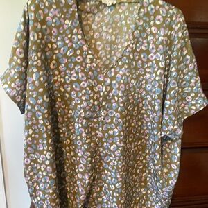 Multicolor Leopard Print Blouse Jodifl medium